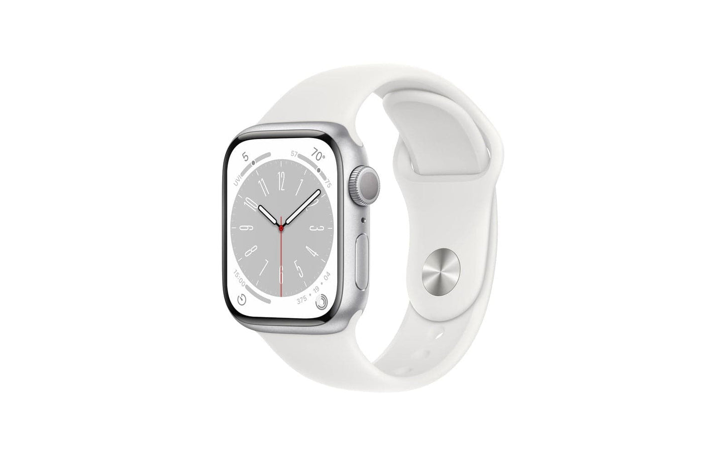 Apple Watch Series 8 41 mm Alu Silver Sport White