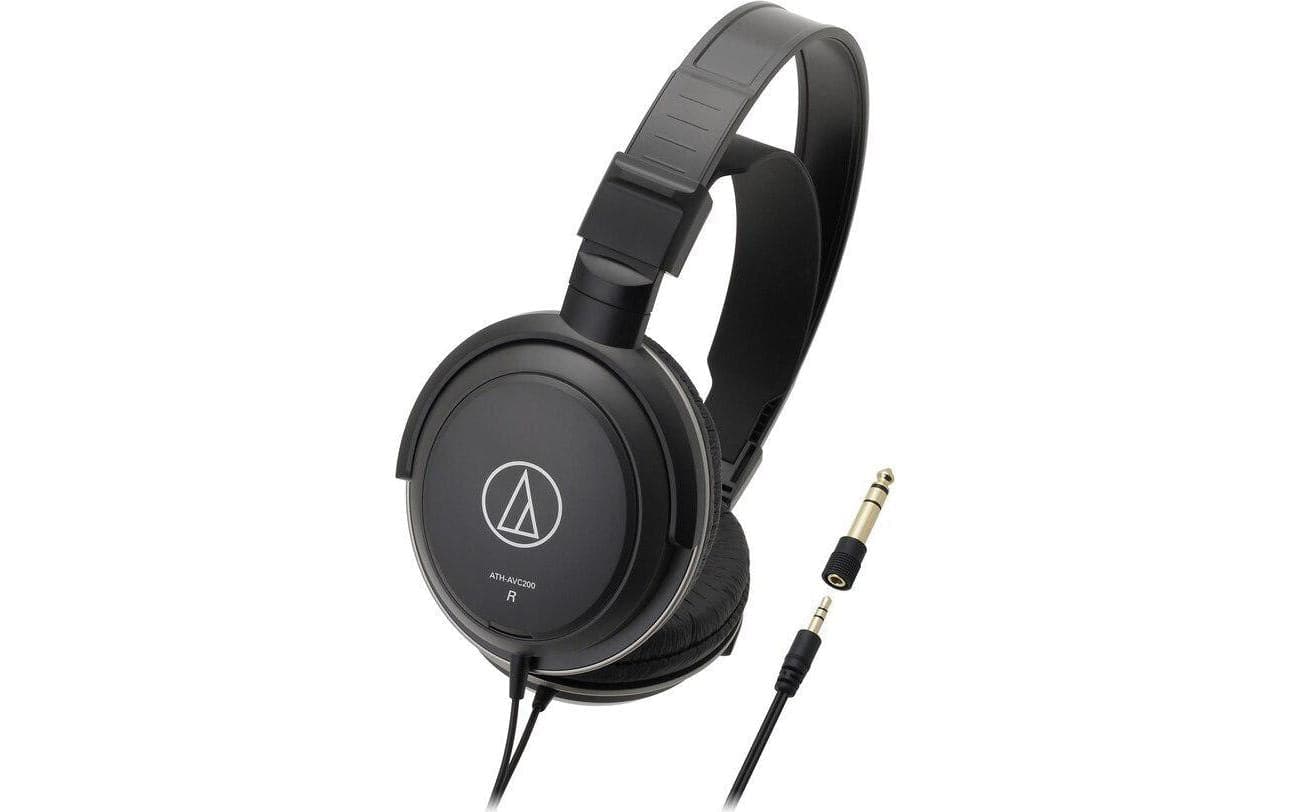 Audio-Technica Over-Ear-Kopfhörer ATH-AVC200 Schwarz